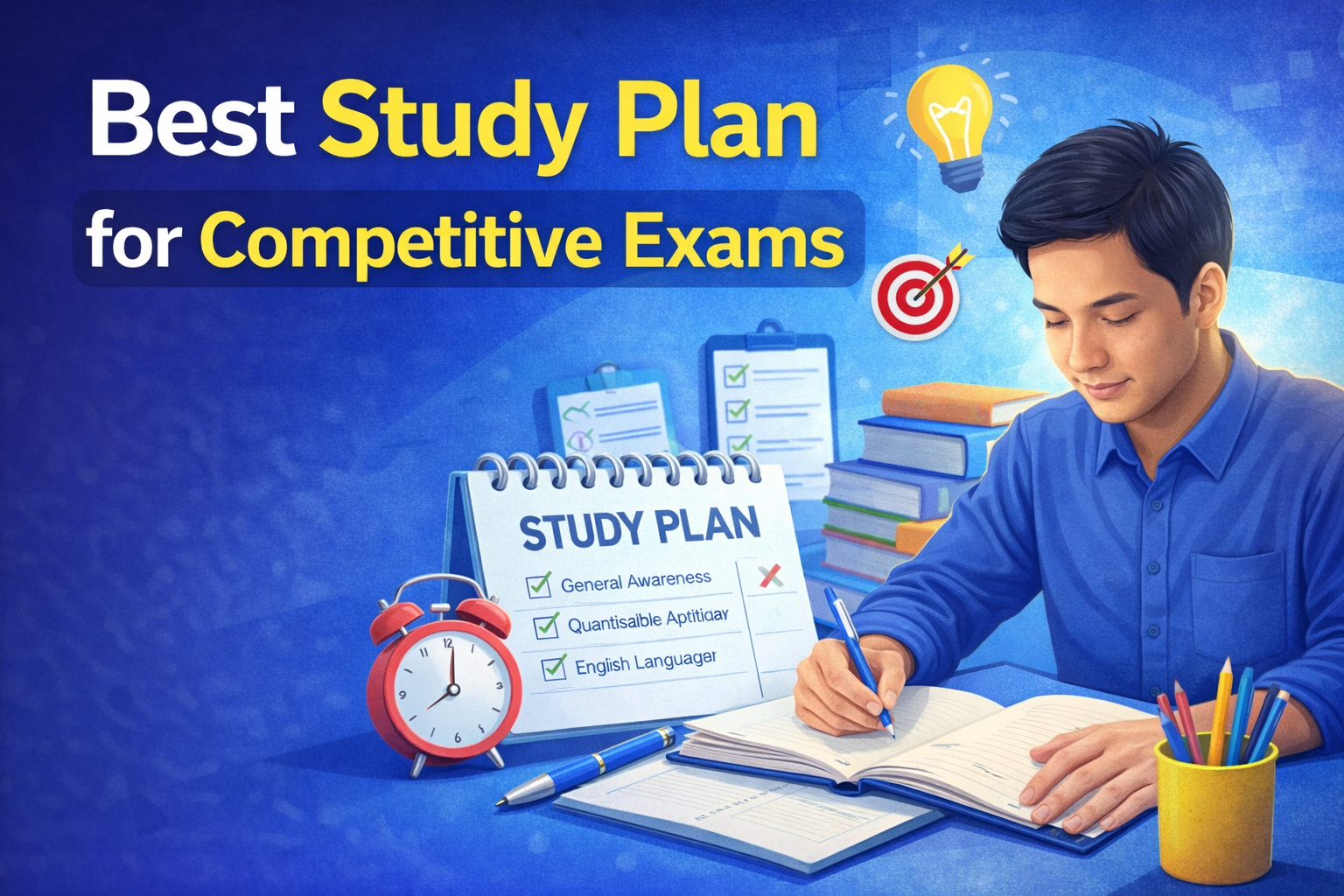 You are currently viewing <span class="bullet-outside">●</span><span class="title-text">Best Study Plan for Competitive Exams</span>