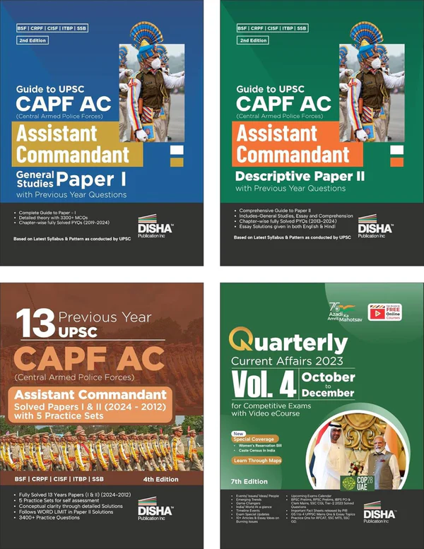 Read more about the article <span class="bullet-outside">●</span><span class="title-text">UPSC CAPF Assistant Commandant Book – Disha (Latest Edition)</span>