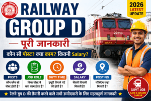 Read more about the article <span class="bullet-outside">●</span><span class="title-text">Railway Group D Post List 2026 – Job Role, Salary, Duty & Posting</span>